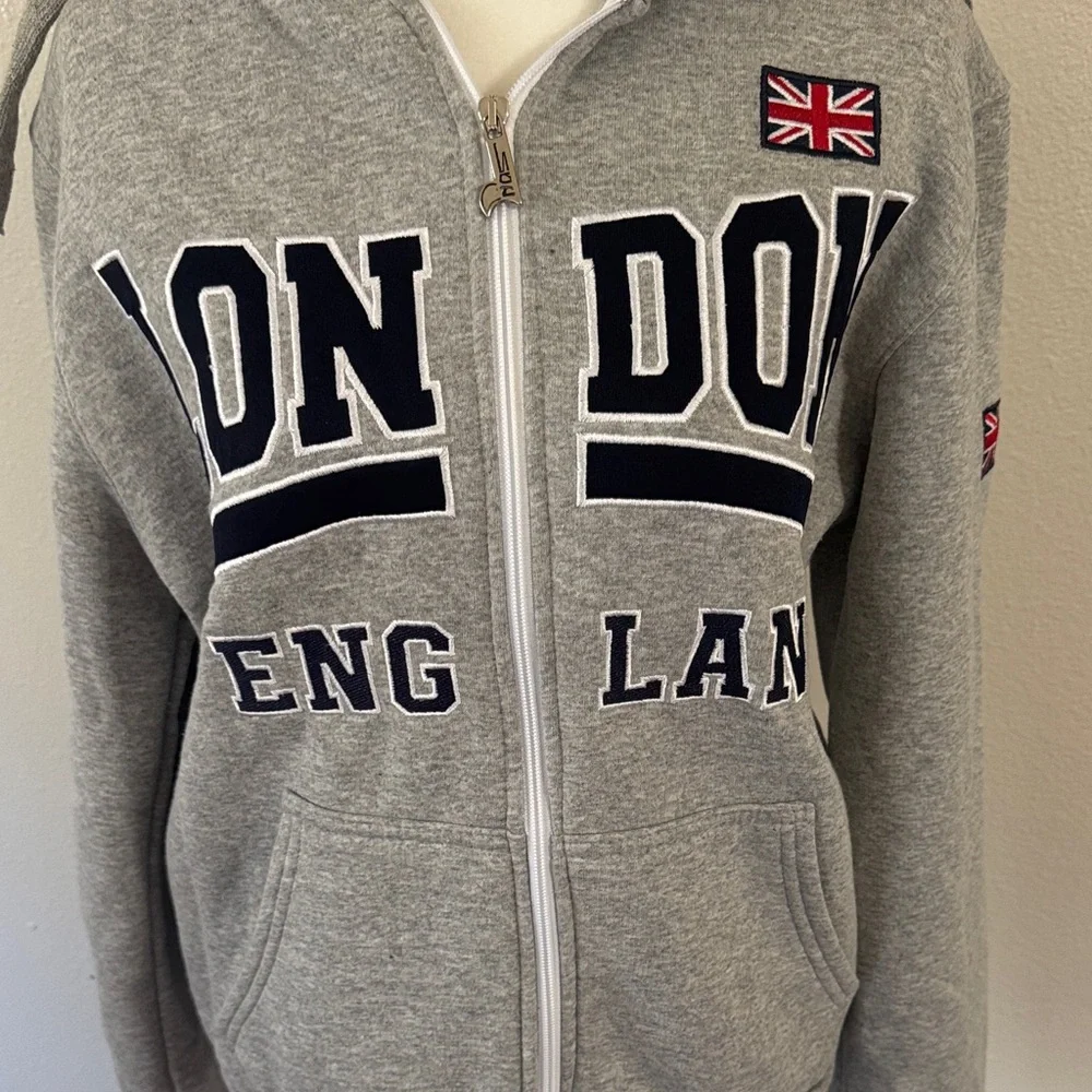 Gray London England Hoodie - Picture 3 of 8